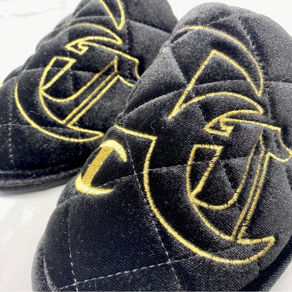 NWT Champion Sleepover Lux Black/Gold Men's Slipper Size 8 Men’s - Picture 3 of 13